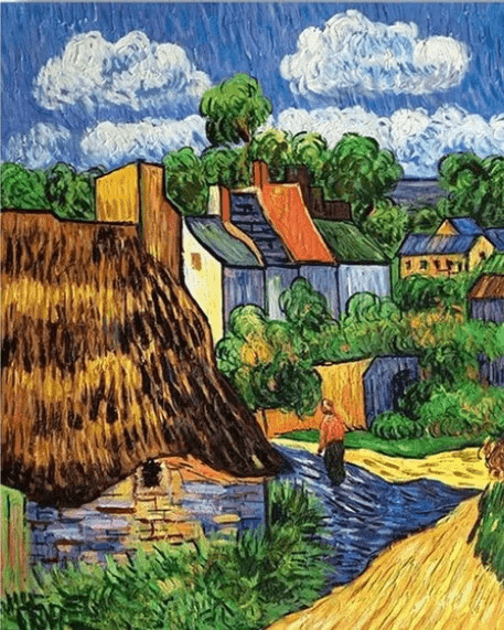 Diamond Painting Domy w Auvers - SEOS Shop ®