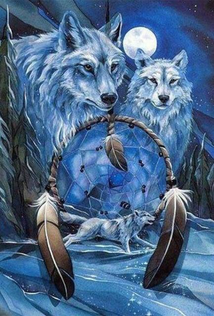 Diamond Painting Wilki Łapacz Snów - SEOS Shop ®