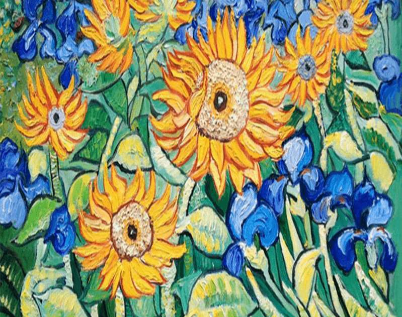Diamond Painting Kwiaty Van Gogh - SEOS Shop ®