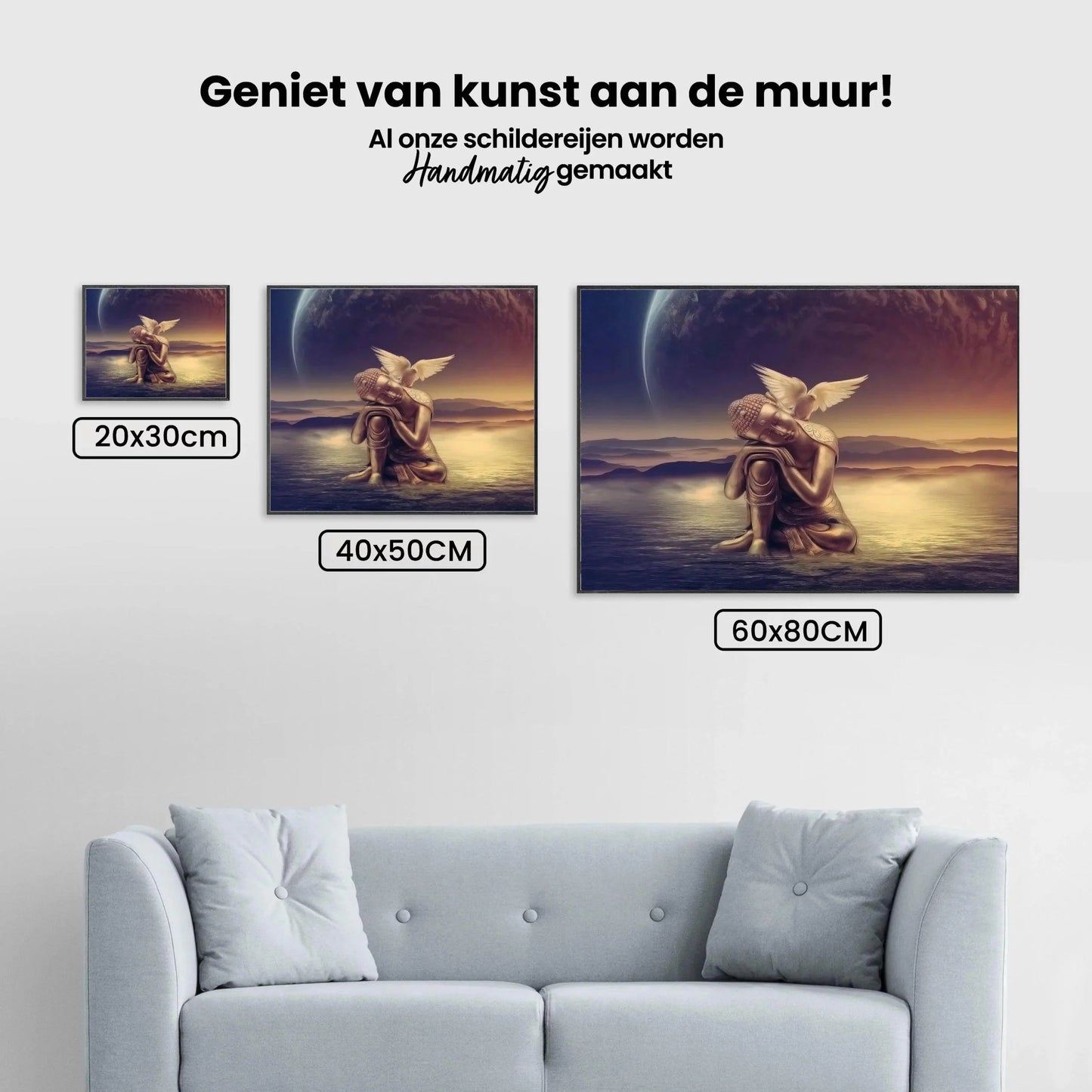 Diamond Painting Buddha z Księżycem - SEOS Shop ®