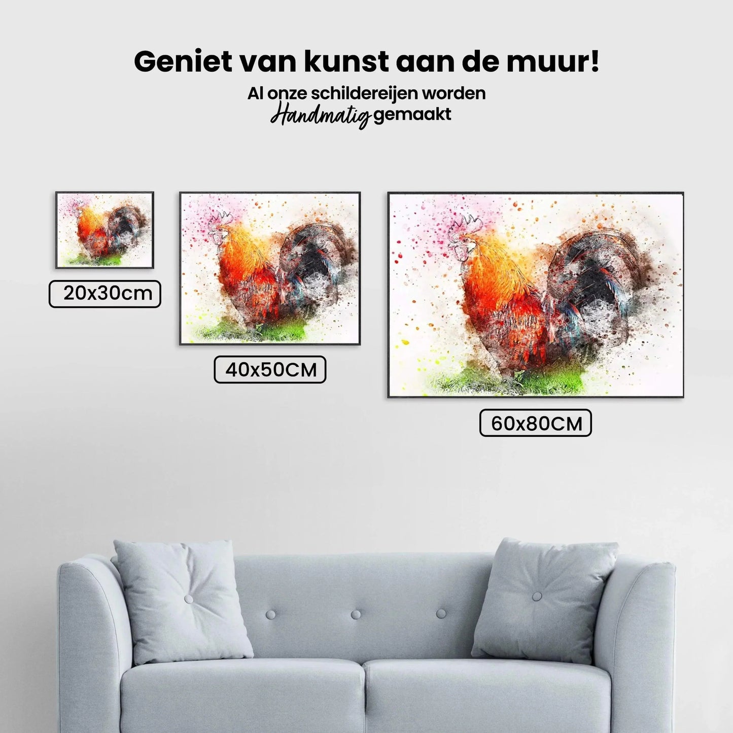 Diamond Painting Kolorowy kogut - SEOS Shop ®