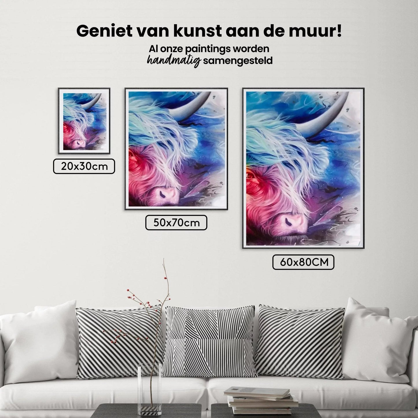 Diamond Painting Kolorowy szkocki wysokogórski - SEOS Shop ®
