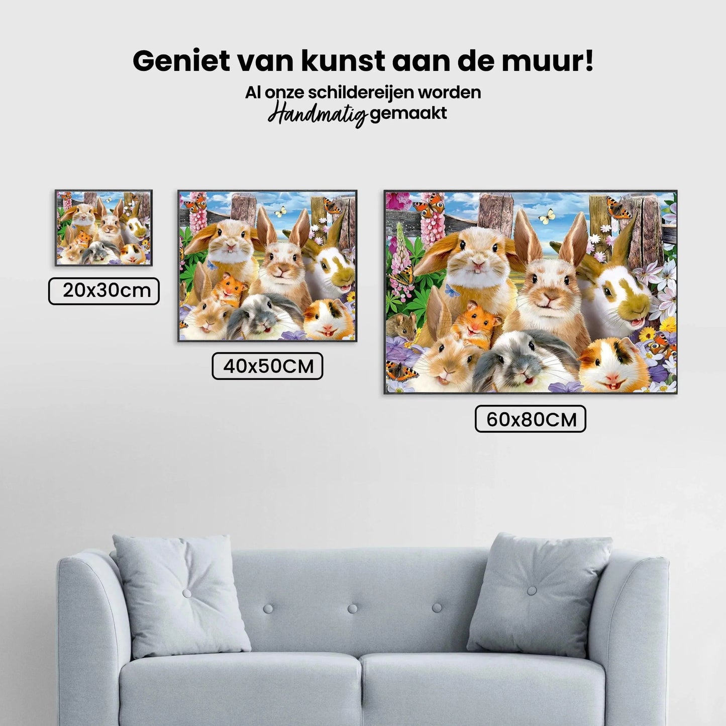 Diamond Painting Królicze Rodzina - SEOS Shop ®
