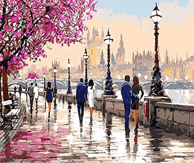 Diamond Painting - Wzdłuż rzeki - SEOS Shop ®