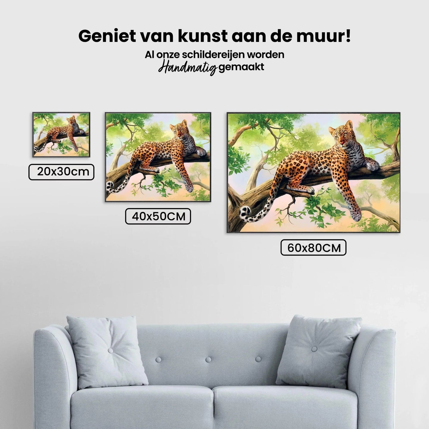 Diamond Painting Leżący leopard - SEOS Shop ®
