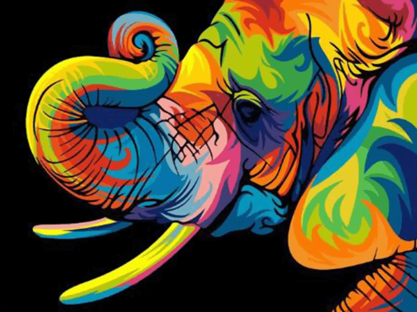 Diamond Painting - Słoń - SEOS®