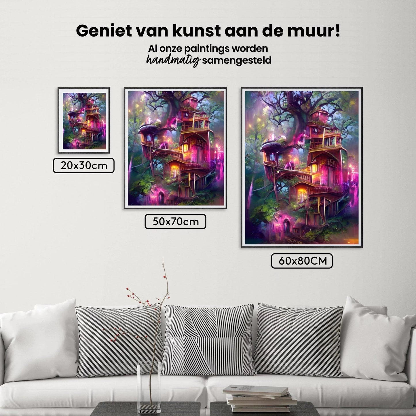 Diamond Painting Róża Drzewo Dom - SEOS Shop ®