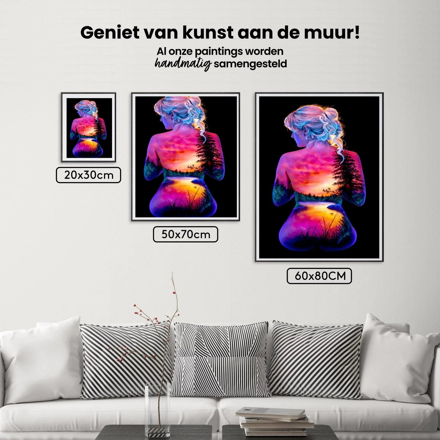 Diamond Painting Słońce i księżyc z gwiazdami dziewczyna - SEOS Shop ®