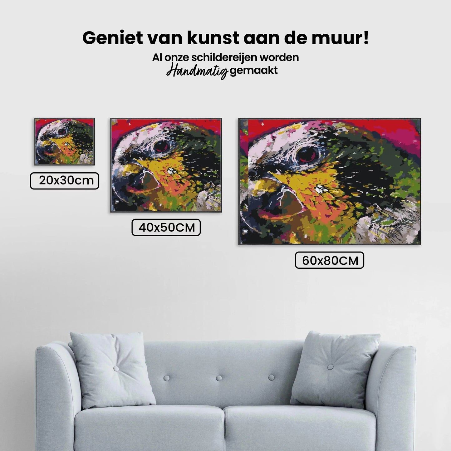 Diamond Painting - Głowa papugi - SEOS®