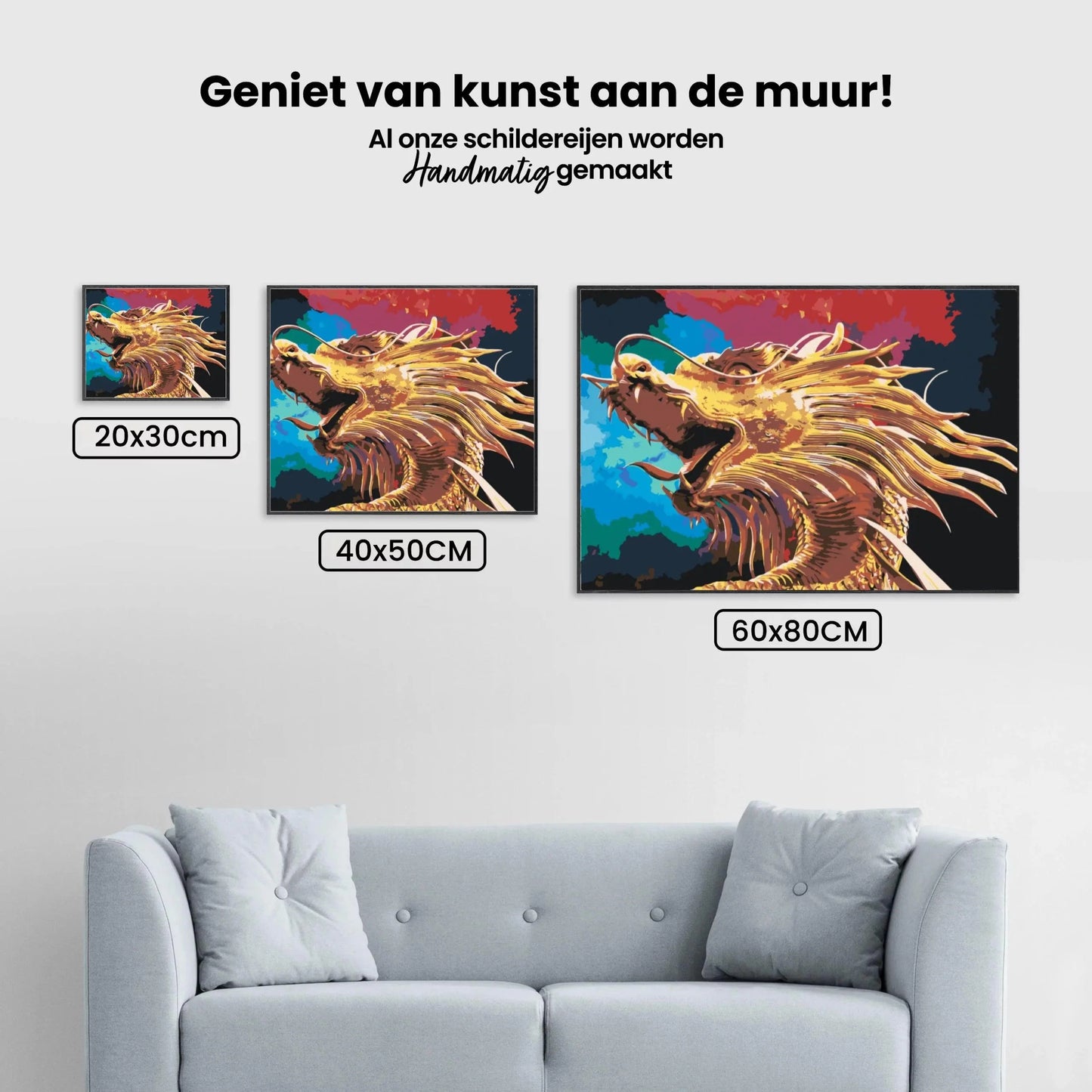 Diamond Painting - Złoty Smok - SEOS Shop ®