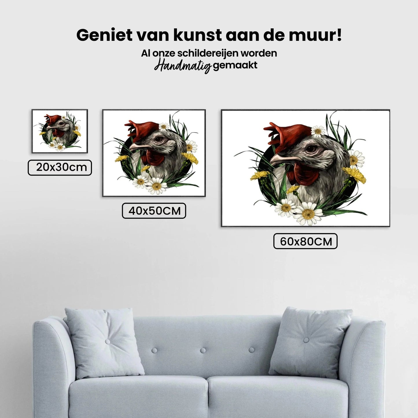 Diamond Painting - Kura w kwiecistej sukience - SEOS®