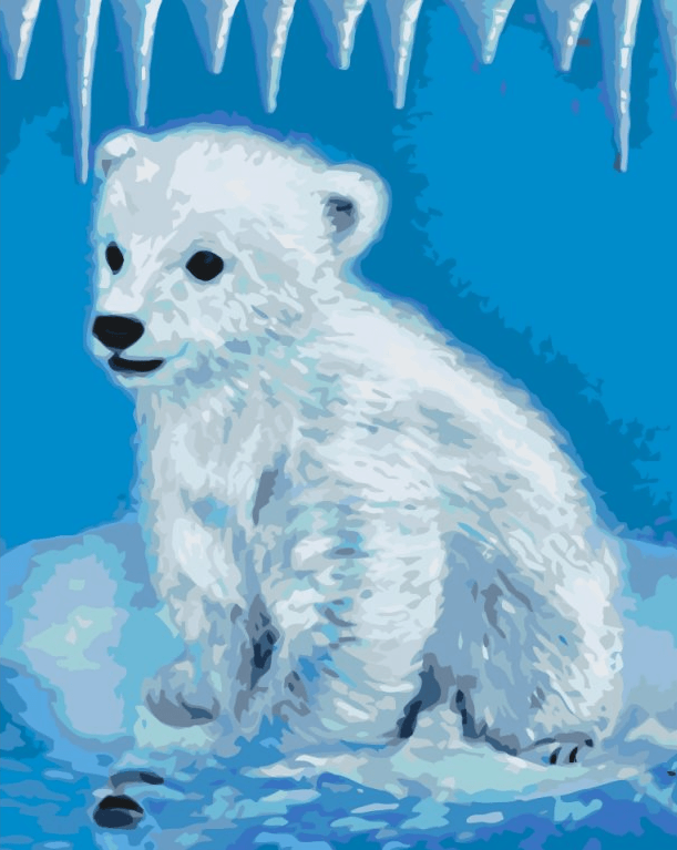 Diamond Painting - Niedźwiedź polarny - SEOS®