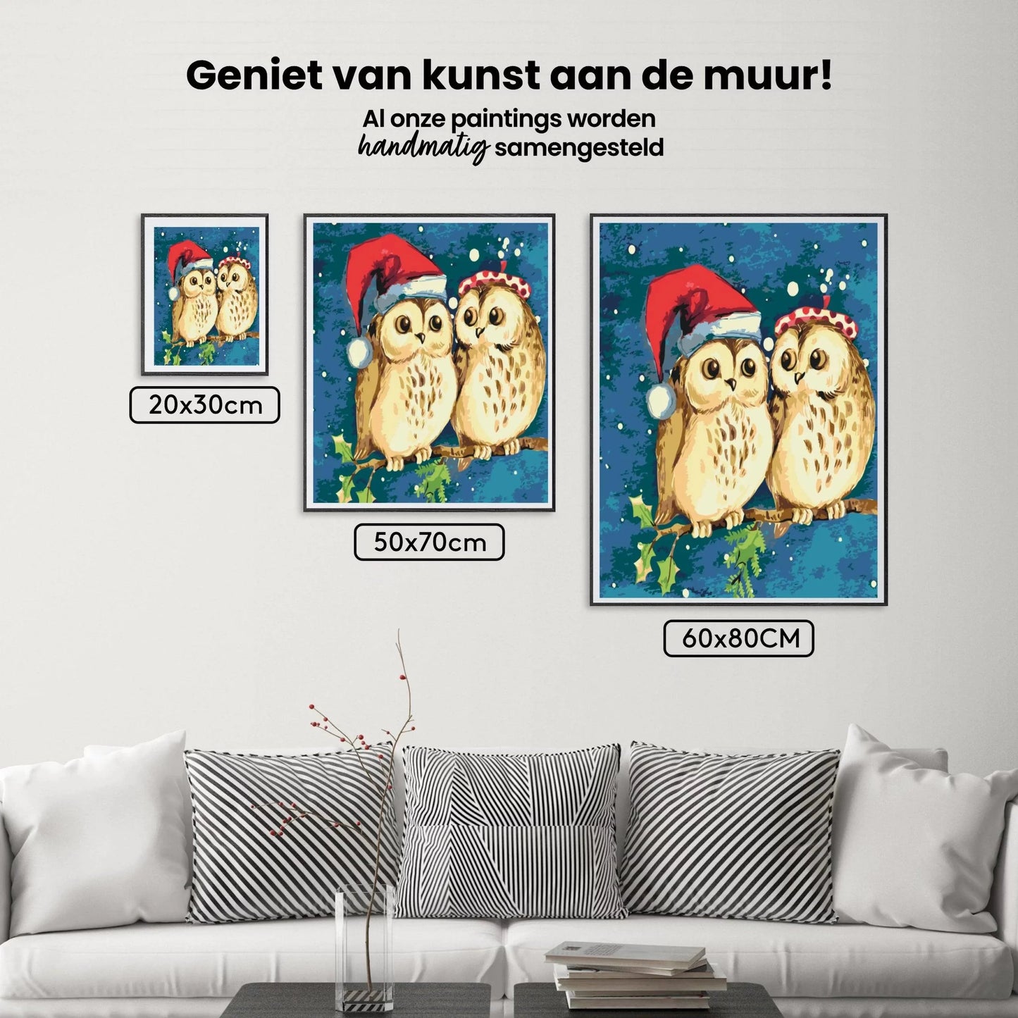 Diamond Painting - Świąteczne ptaki sów - SEOS Shop ®