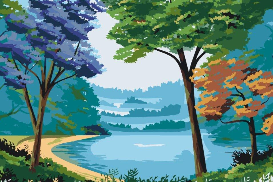 Diamond Painting - Kolorowa natura - SEOS Shop ®