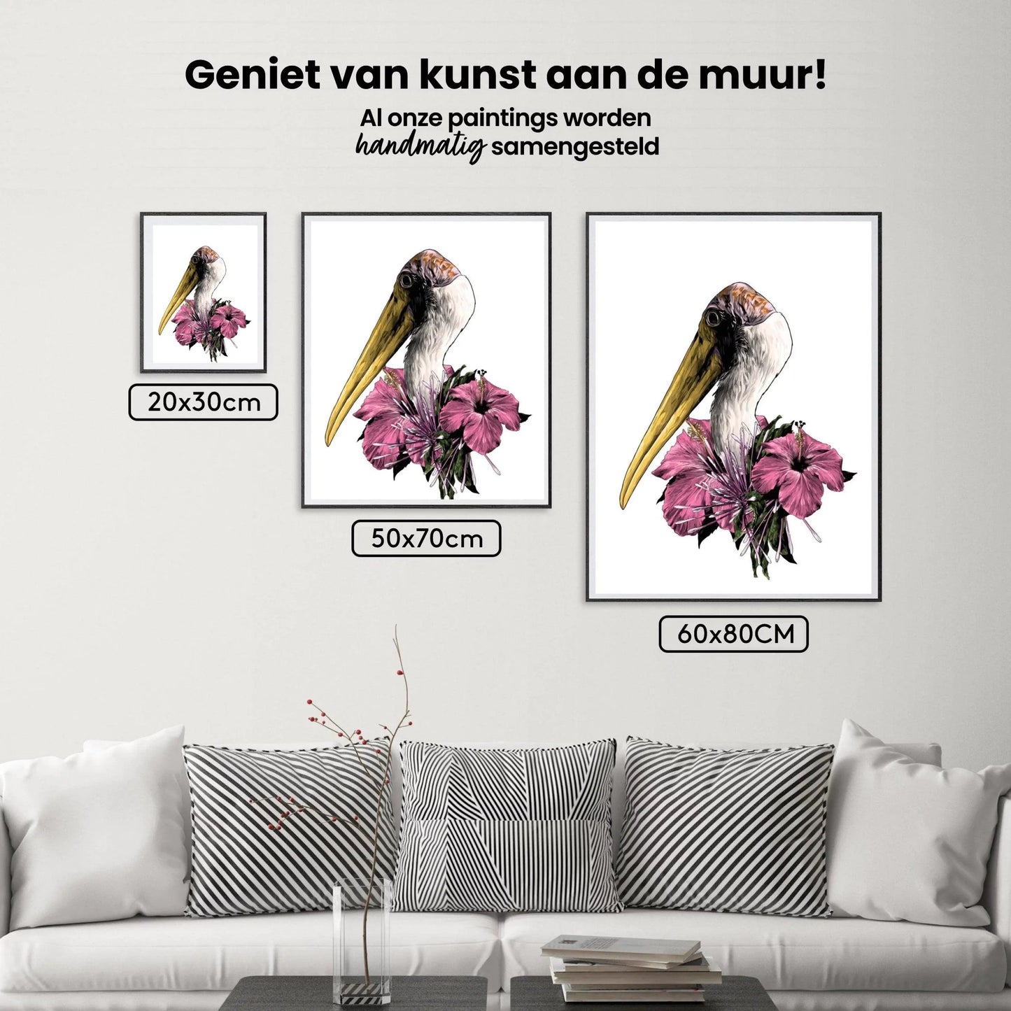 Diamond Painting - Głowa bociana - SEOS®