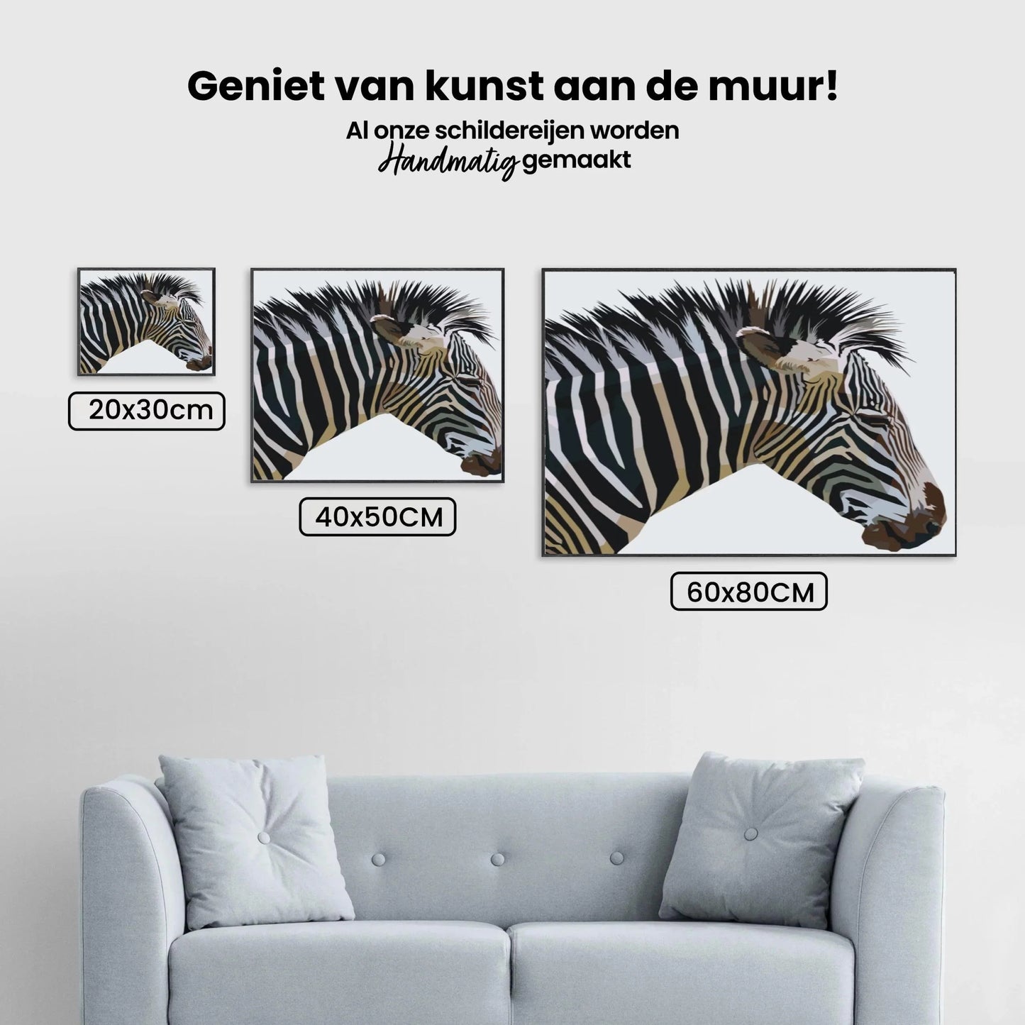 Diamond Painting - Kubistyczna zebra - SEOS Shop ®