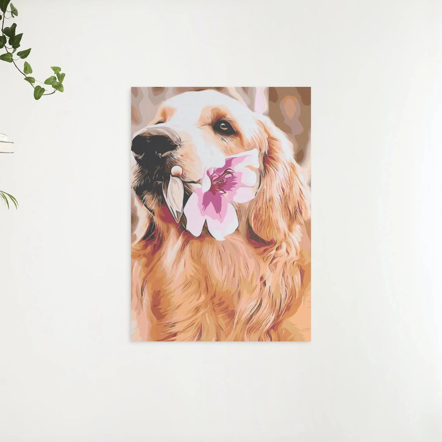 Diamond Painting - Labrador z kwiatem - SEOS®