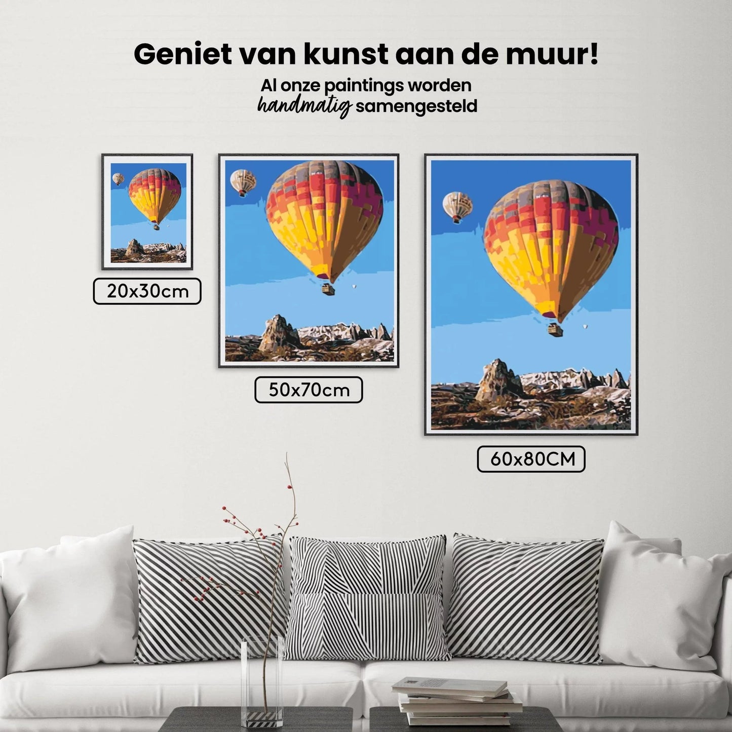 Diamond Painting - Balony na gorące powietrze w górach - SEOS Shop ®