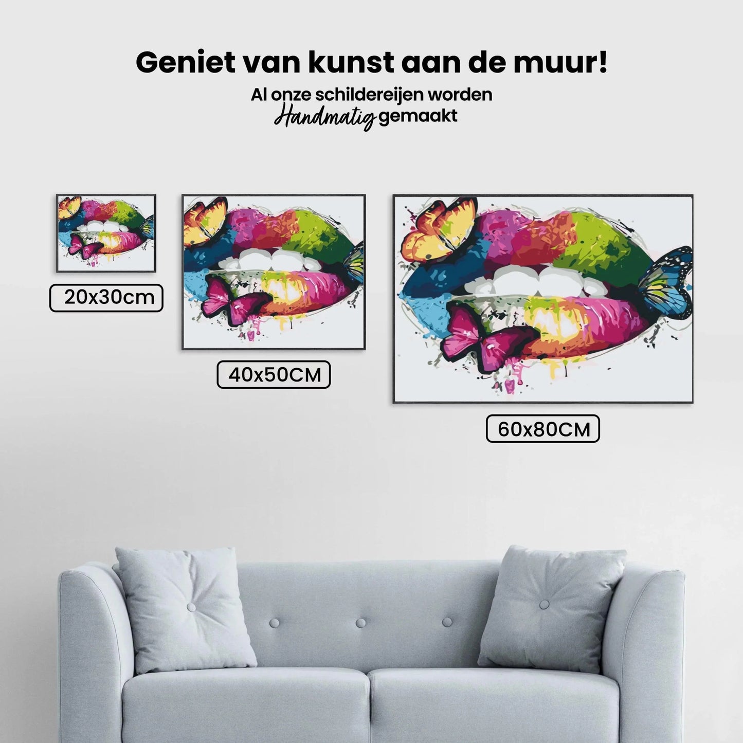 Diamond Painting - Tęczowe usta - SEOS Shop ®