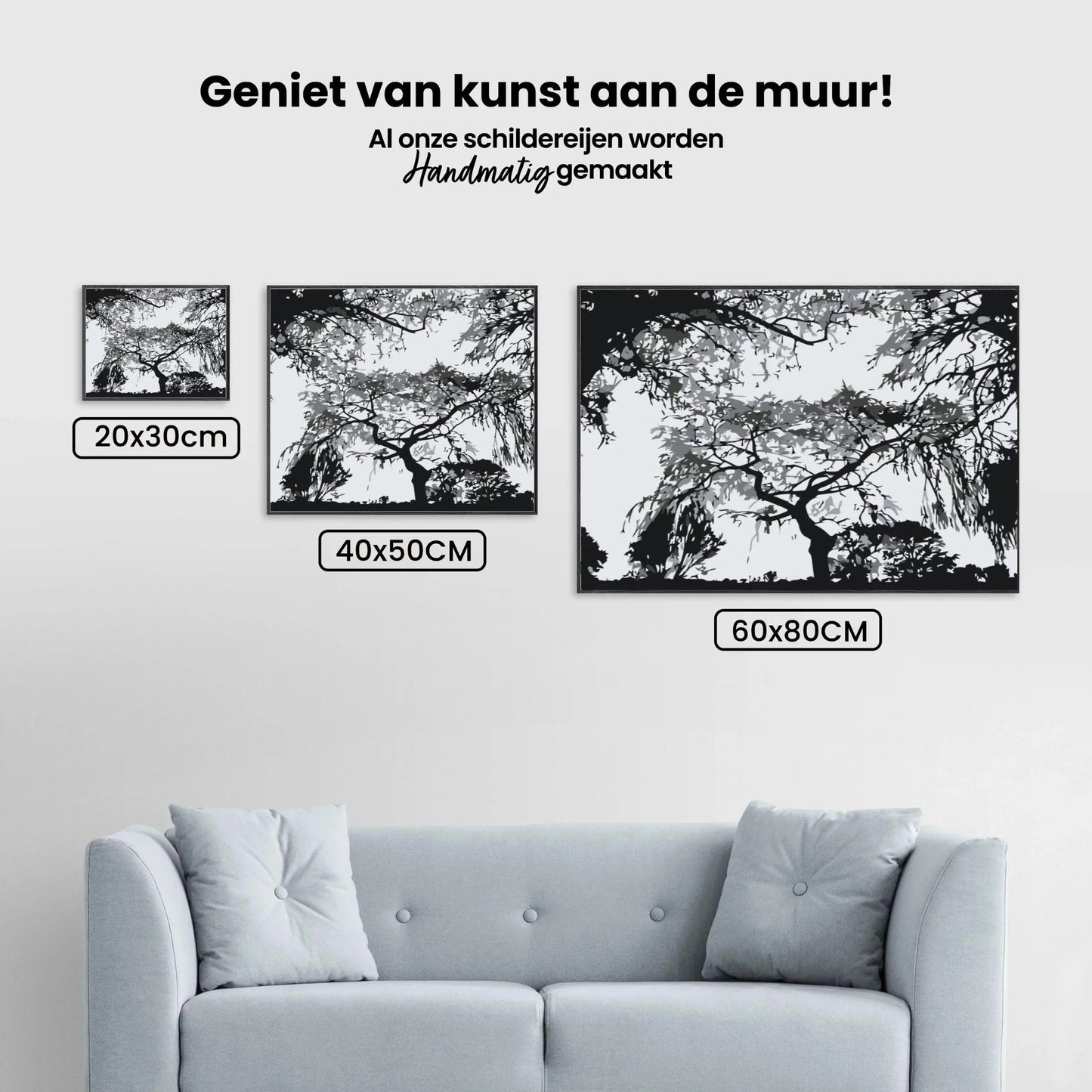 Diamond Painting - Sylwetka drzew - SEOS Shop ®