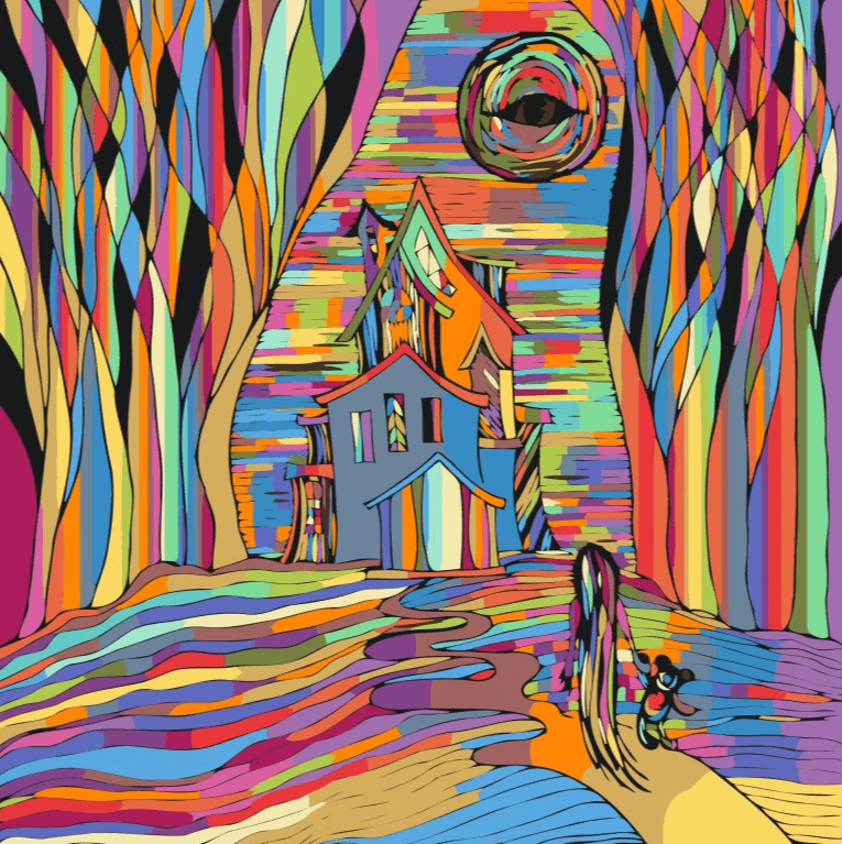 Diamond Painting - Strasznie Kolorowy Dom - SEOS Shop ®