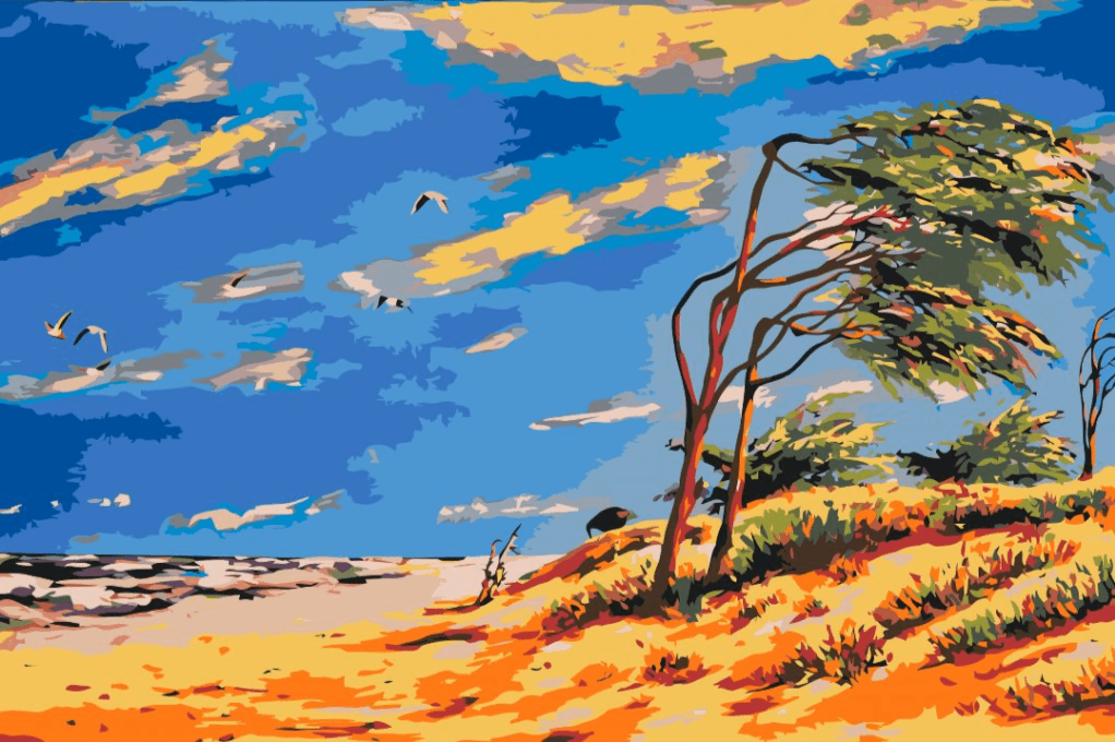 Diamond Painting - Opuszczona plaża - SEOS Shop ®