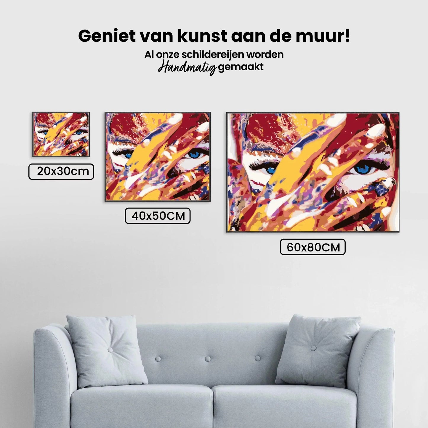 Diamond Painting - Kobieta z niebieskimi oczami - SEOS Shop ®