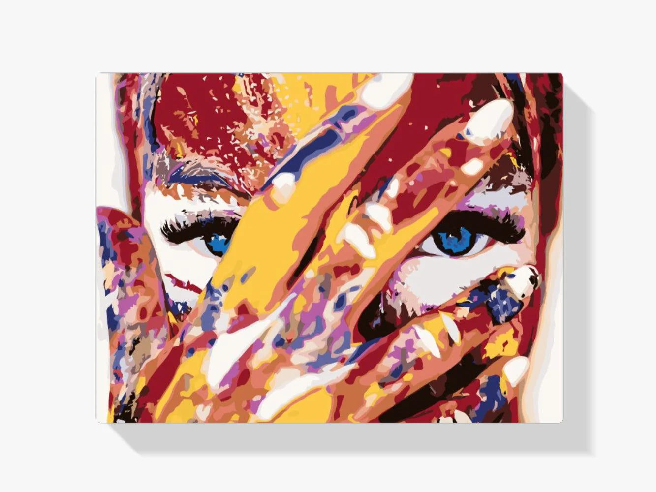 Diamond Painting - Kobieta z niebieskimi oczami - SEOS Shop ®