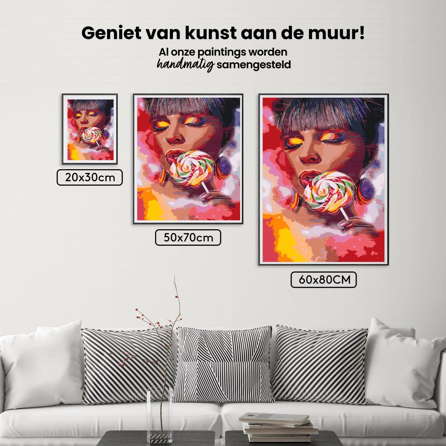 Diamond Painting - Kobieta z lizakiem - SEOS Shop ®
