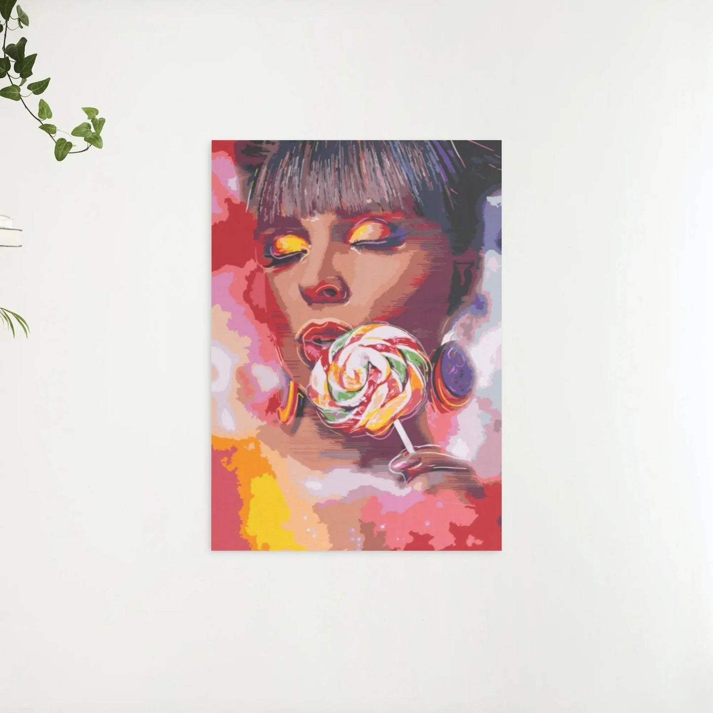 Diamond Painting - Kobieta z lizakiem - SEOS Shop ®