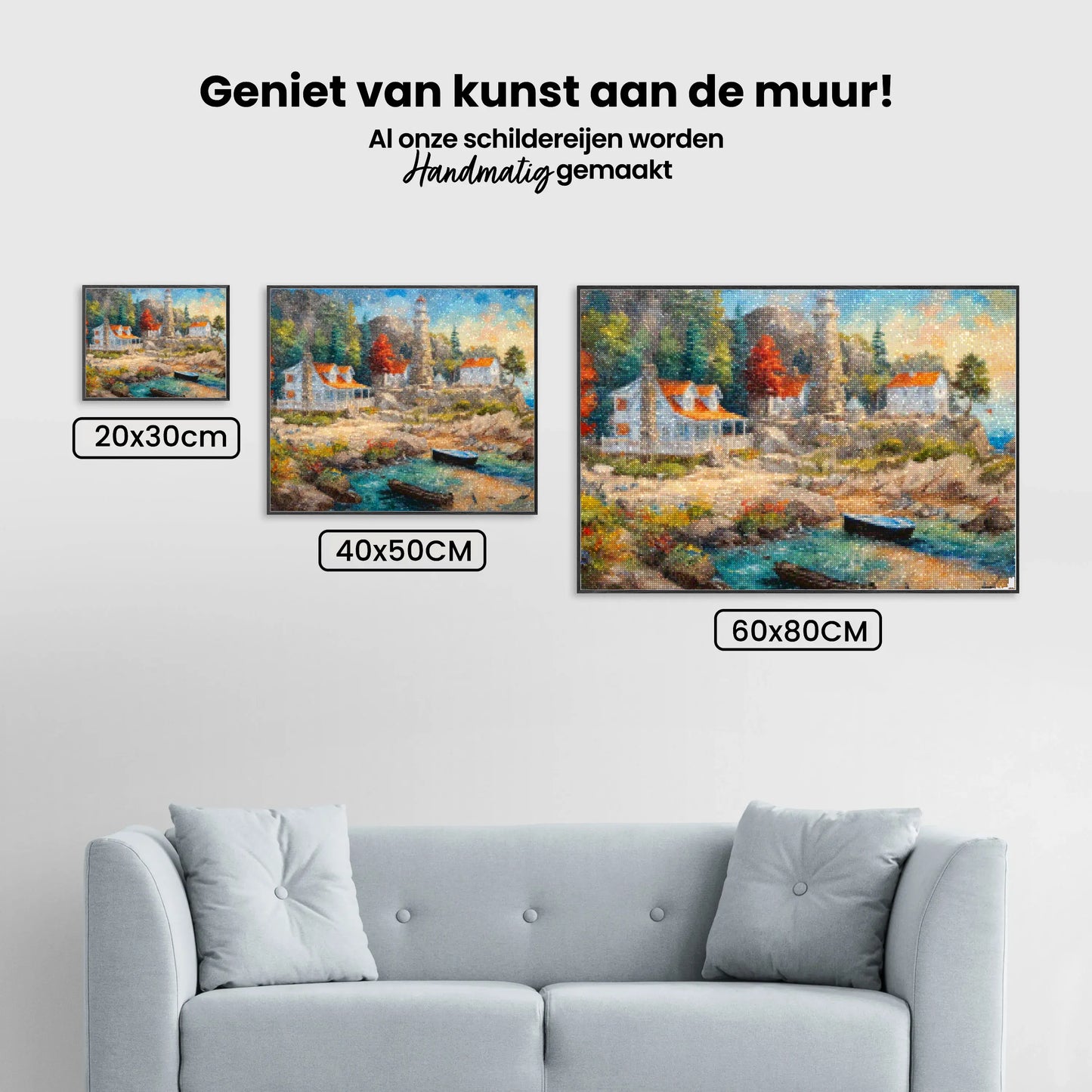 Diamond Painting - Dom nad brzegiem - SEOS Shop ®