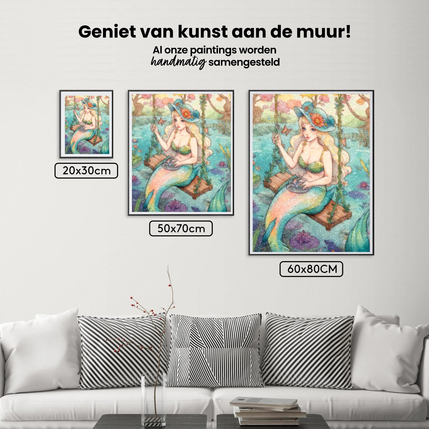Diamond Painting - Syrenka na huśtawce - SEOS Shop ®