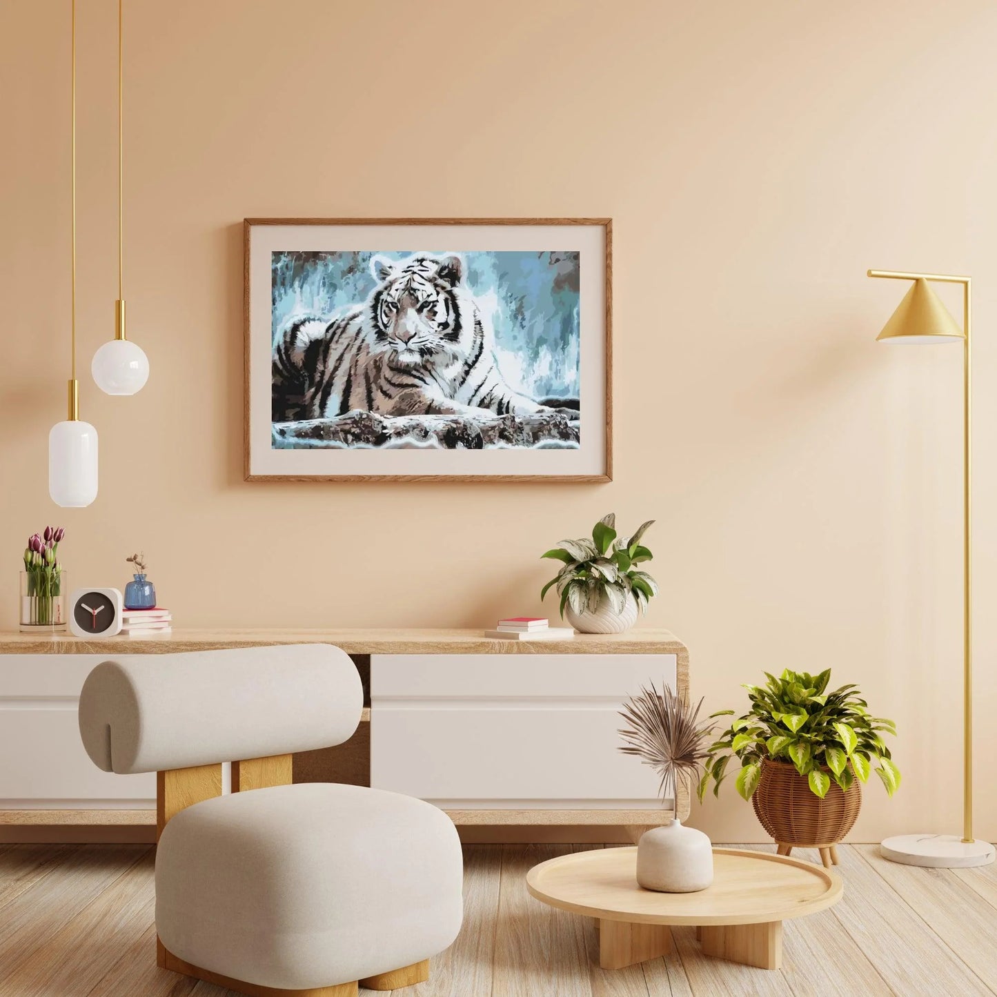 Diamond Painting - Tygrys bengalski - SEOS®