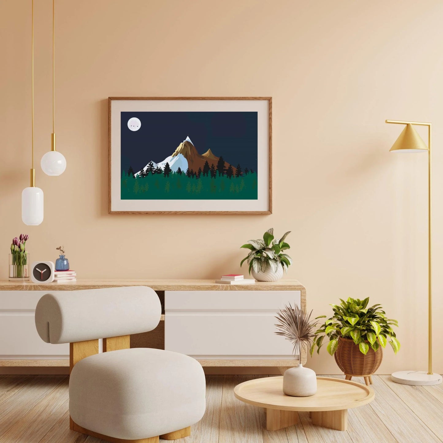 Diamond Painting - Bergen w nocy - SEOS Shop ®