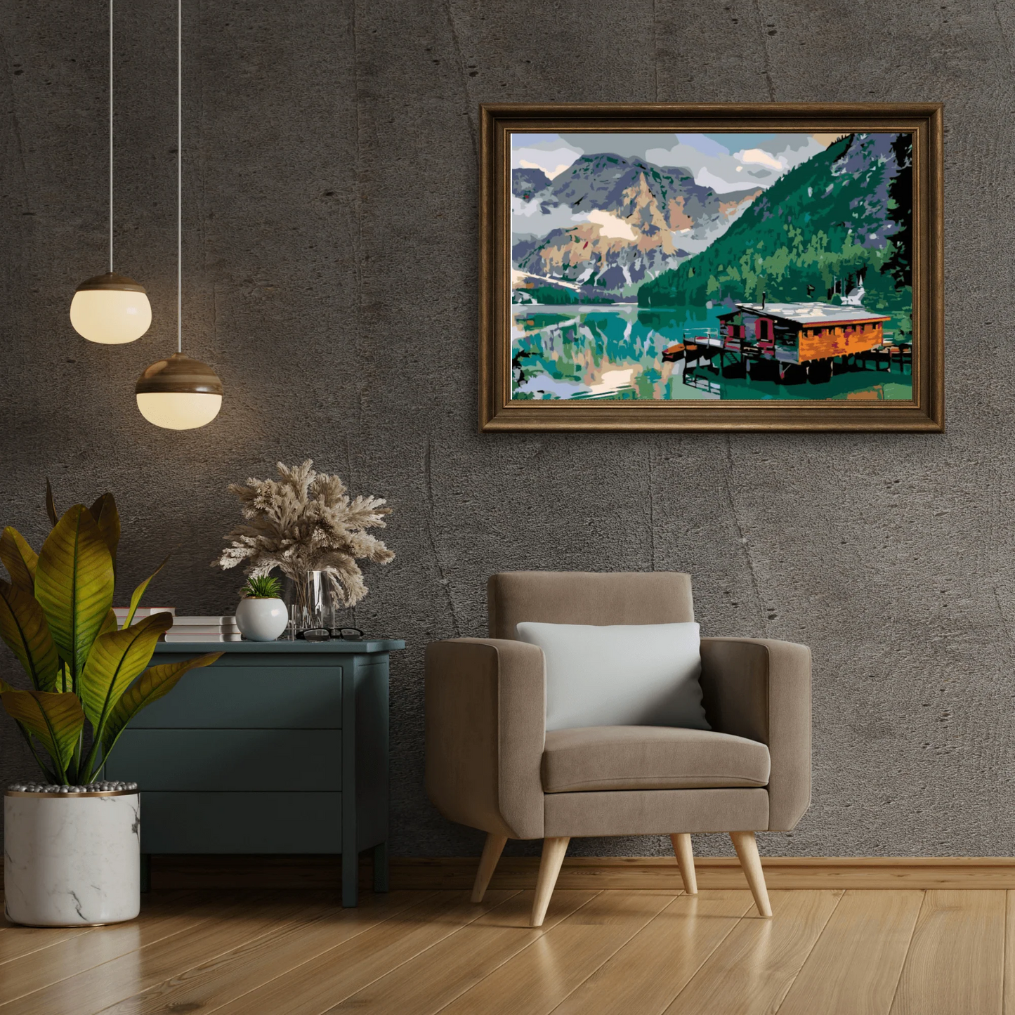 Diamond Painting - Schronisko górskie - SEOS Shop ®