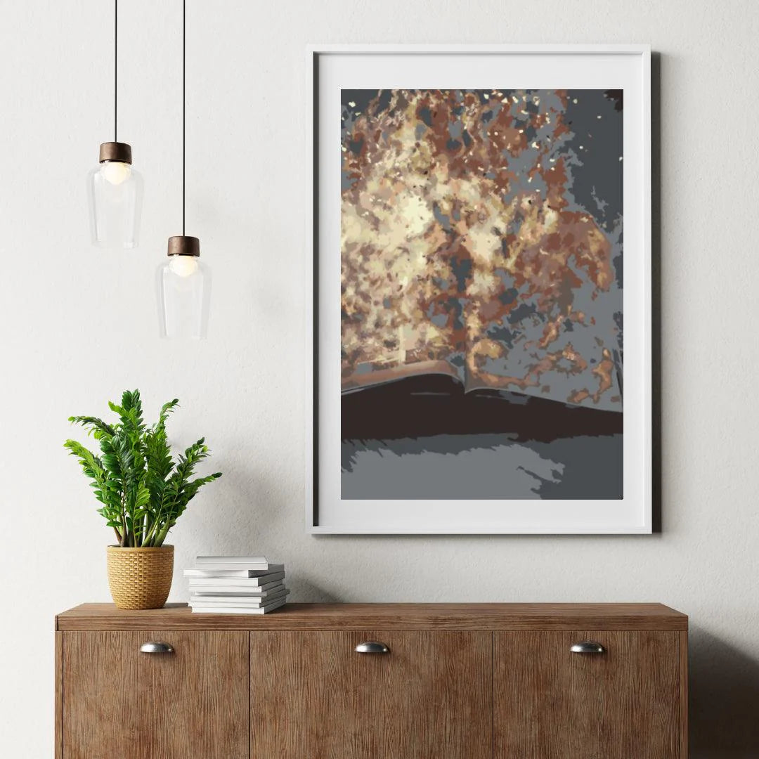 Diamond Painting - Płonąca książka - SEOS Shop ®