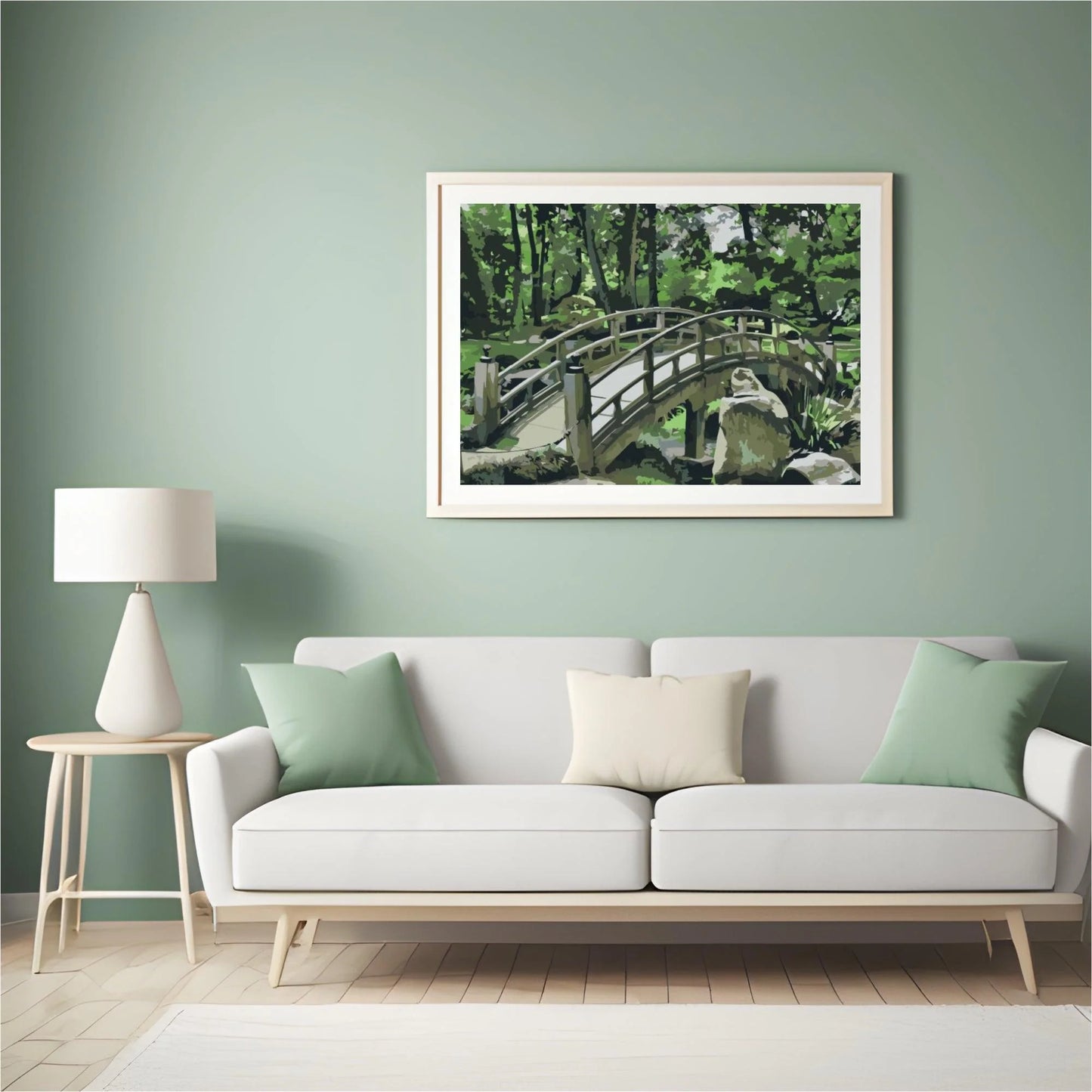 Diamond Painting - Most w ogrodzie - SEOS Shop ®