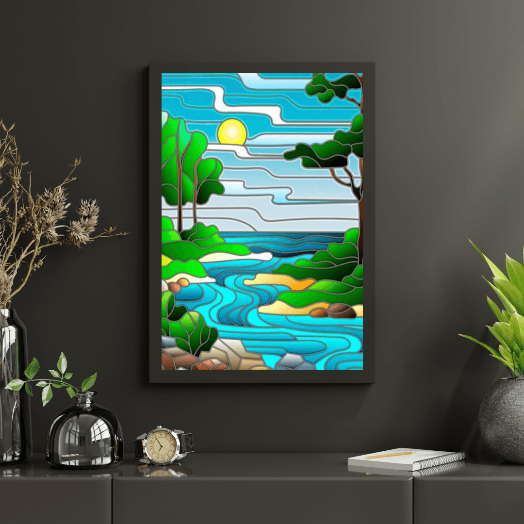 Diamond Painting - Rzeka - SEOS Shop ®