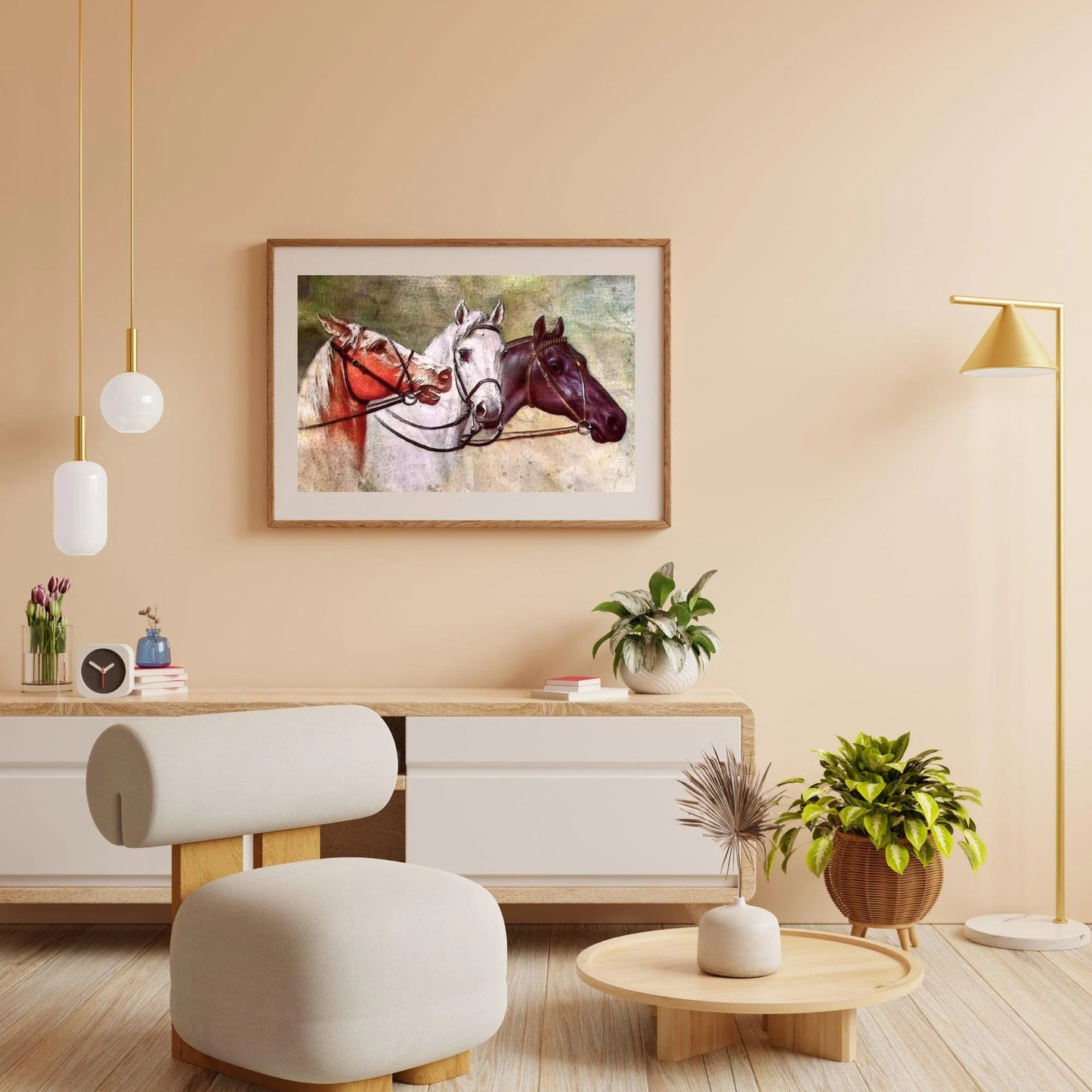 Diamond Painting - Trzy Konie - SEOS®