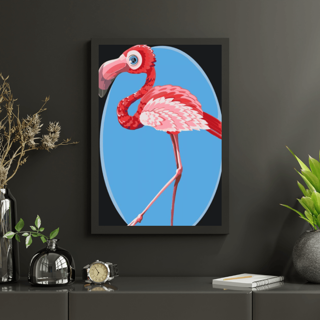 Diamond Painting - Flaming z jego rzeczami - SEOS®