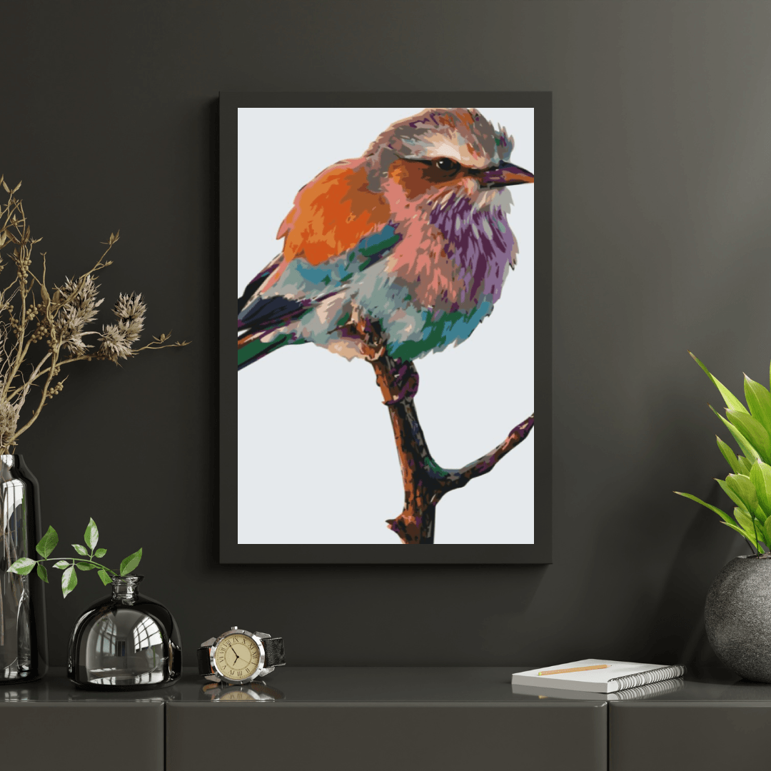 Diamond Painting - Ptak na gałęzi - SEOS®