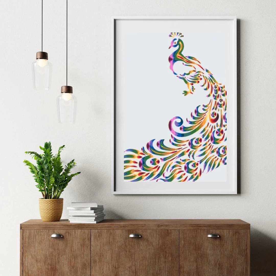 Diamond Painting - Kolorowy paw 2 - SEOS®