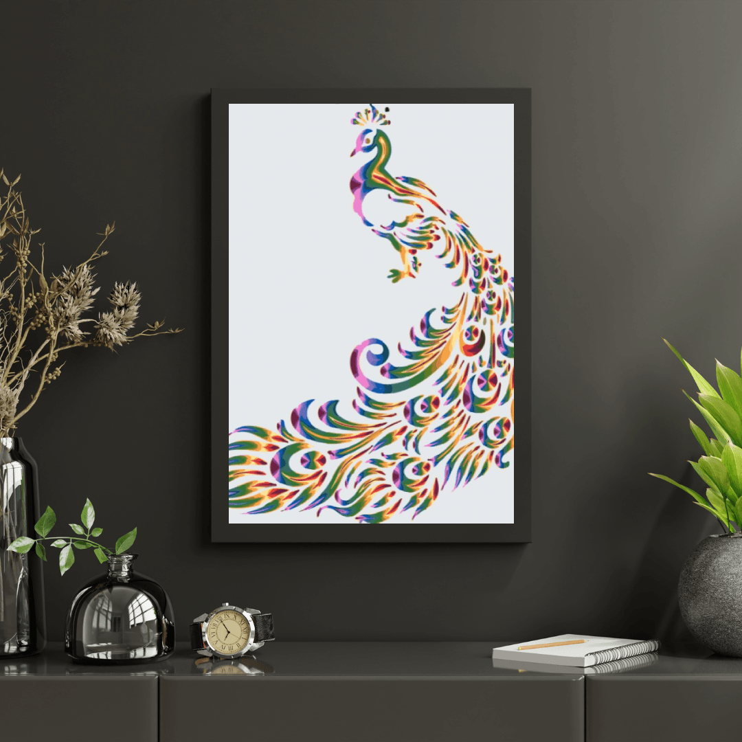 Diamond Painting - Kolorowy paw 2 - SEOS®