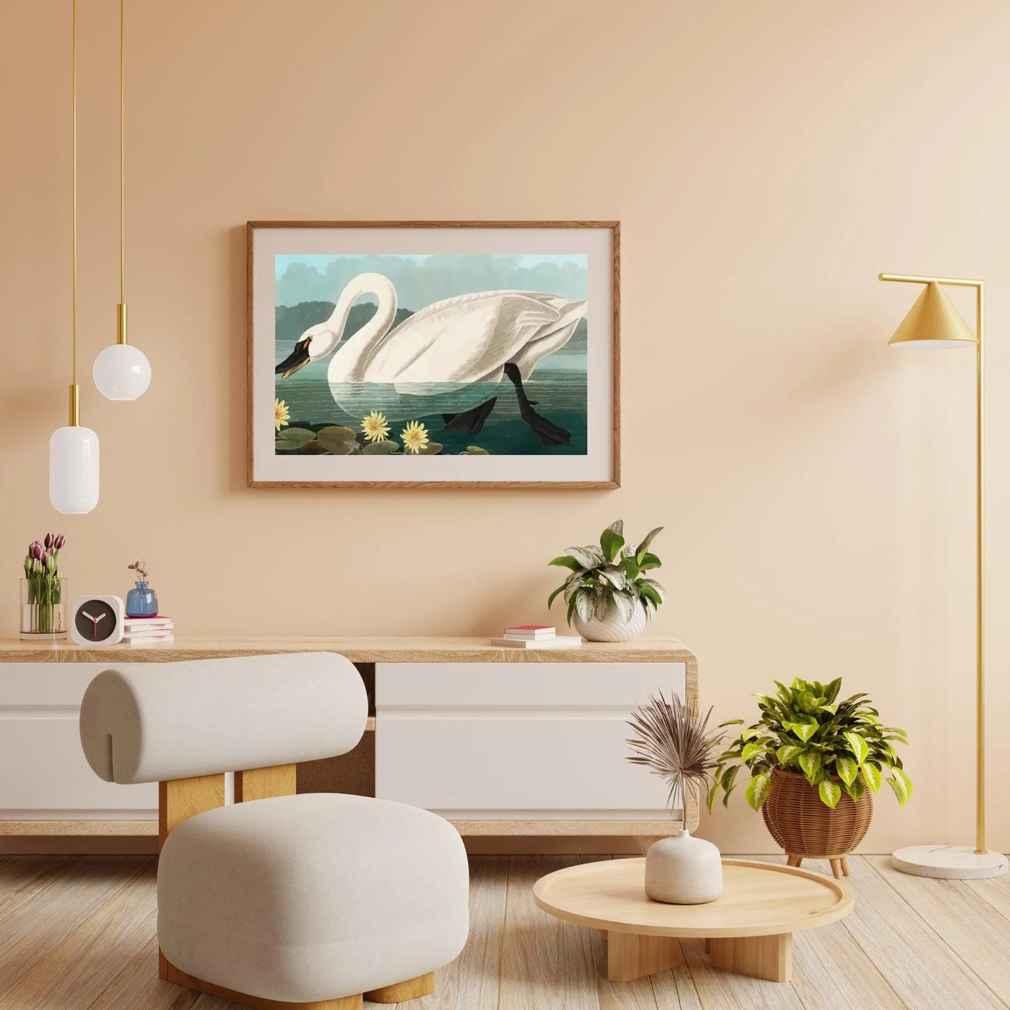 Diamond Painting - Wspólna amerykańska łabędź