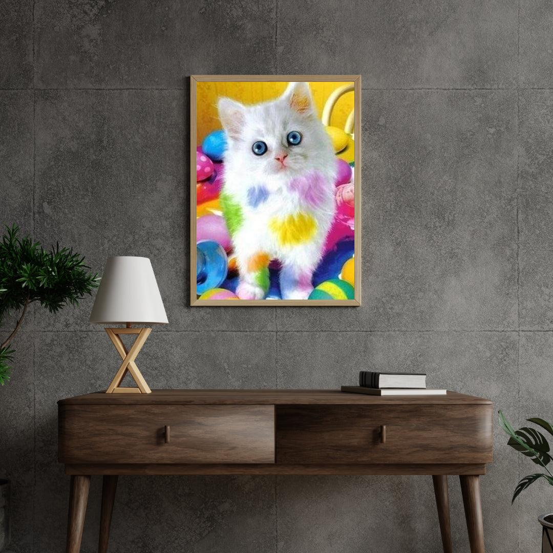 Diamond Painting - Cętkowany Kot - SEOS®
