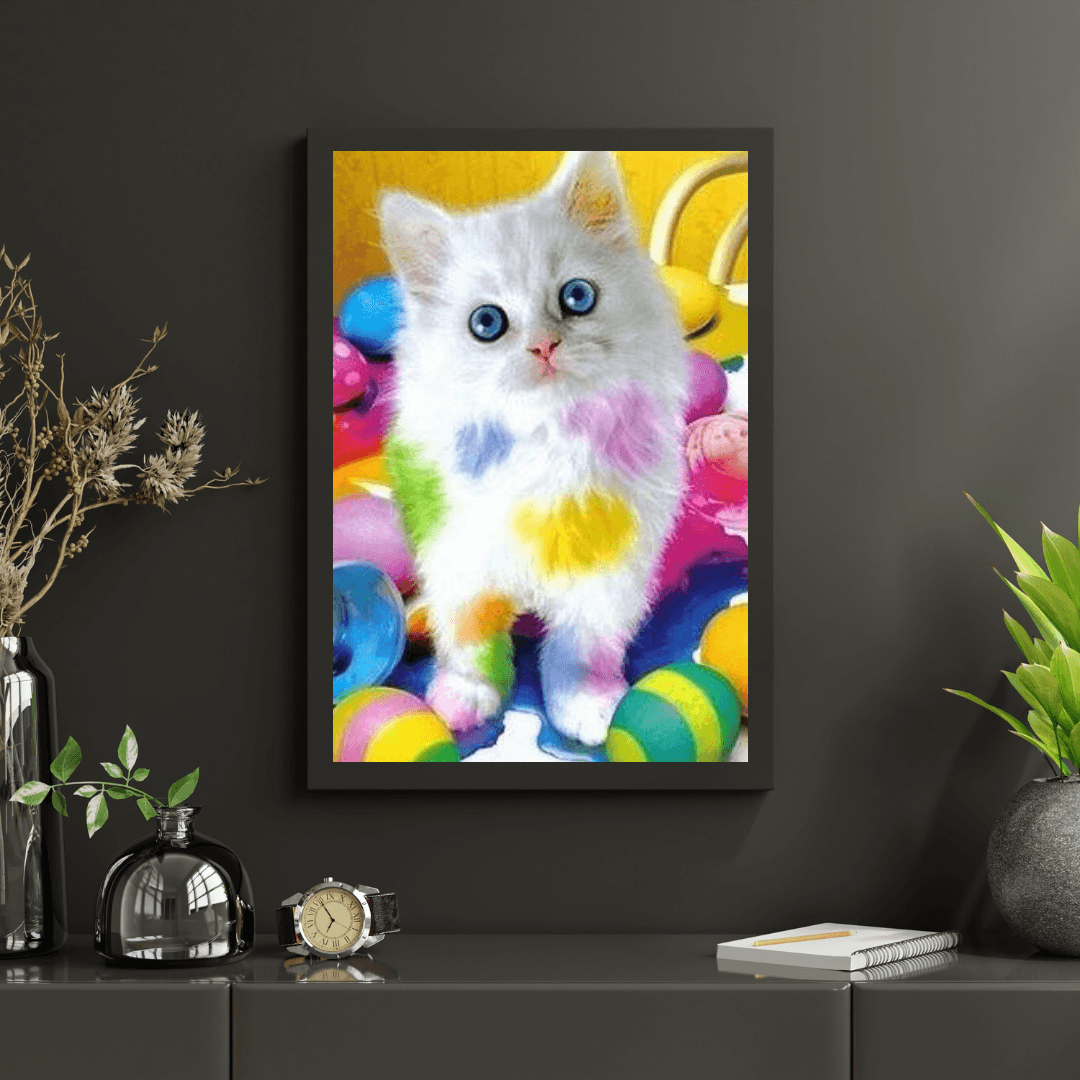 Diamond Painting - Cętkowany Kot - SEOS®