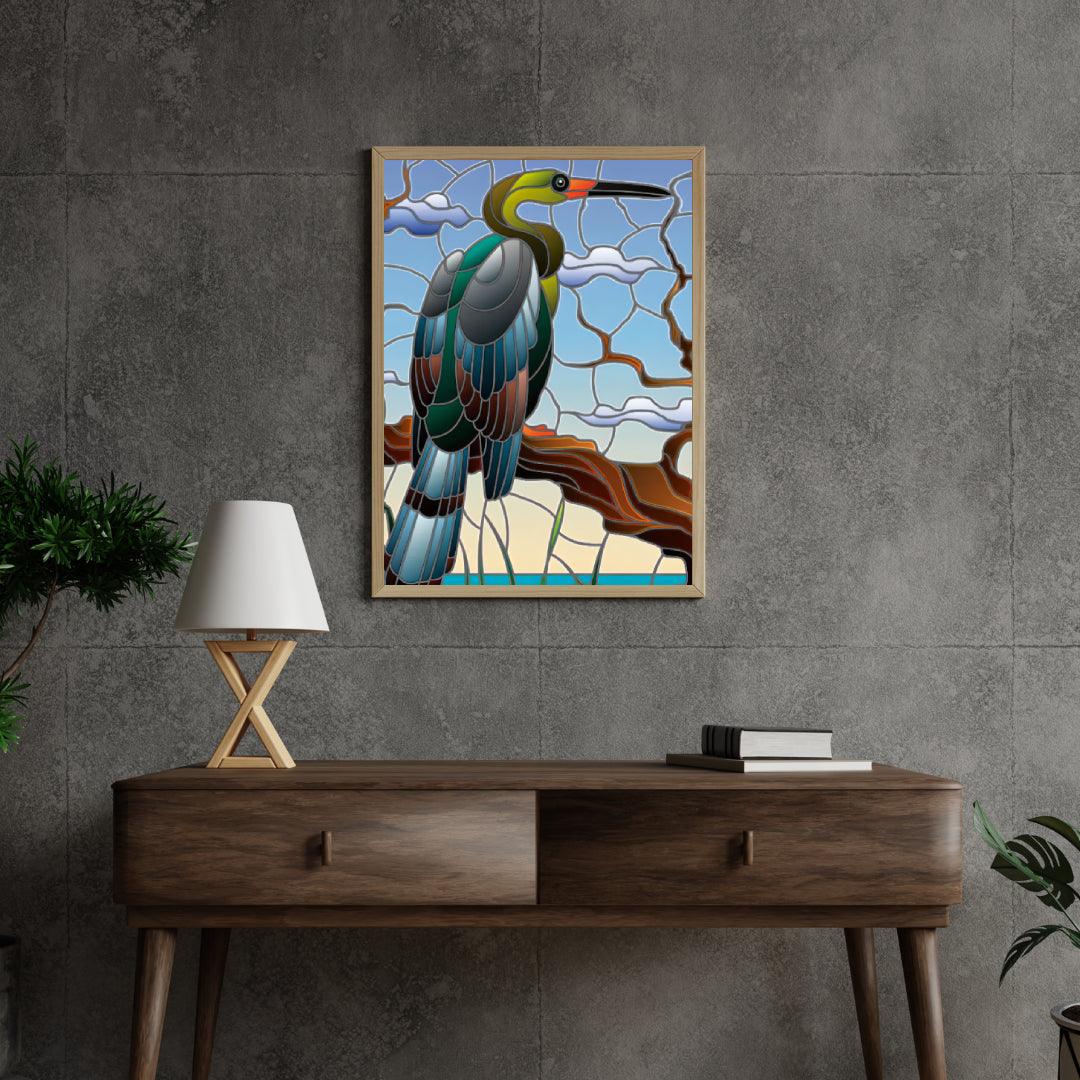 Diamond Painting - Szary Czapla - SEOS®
