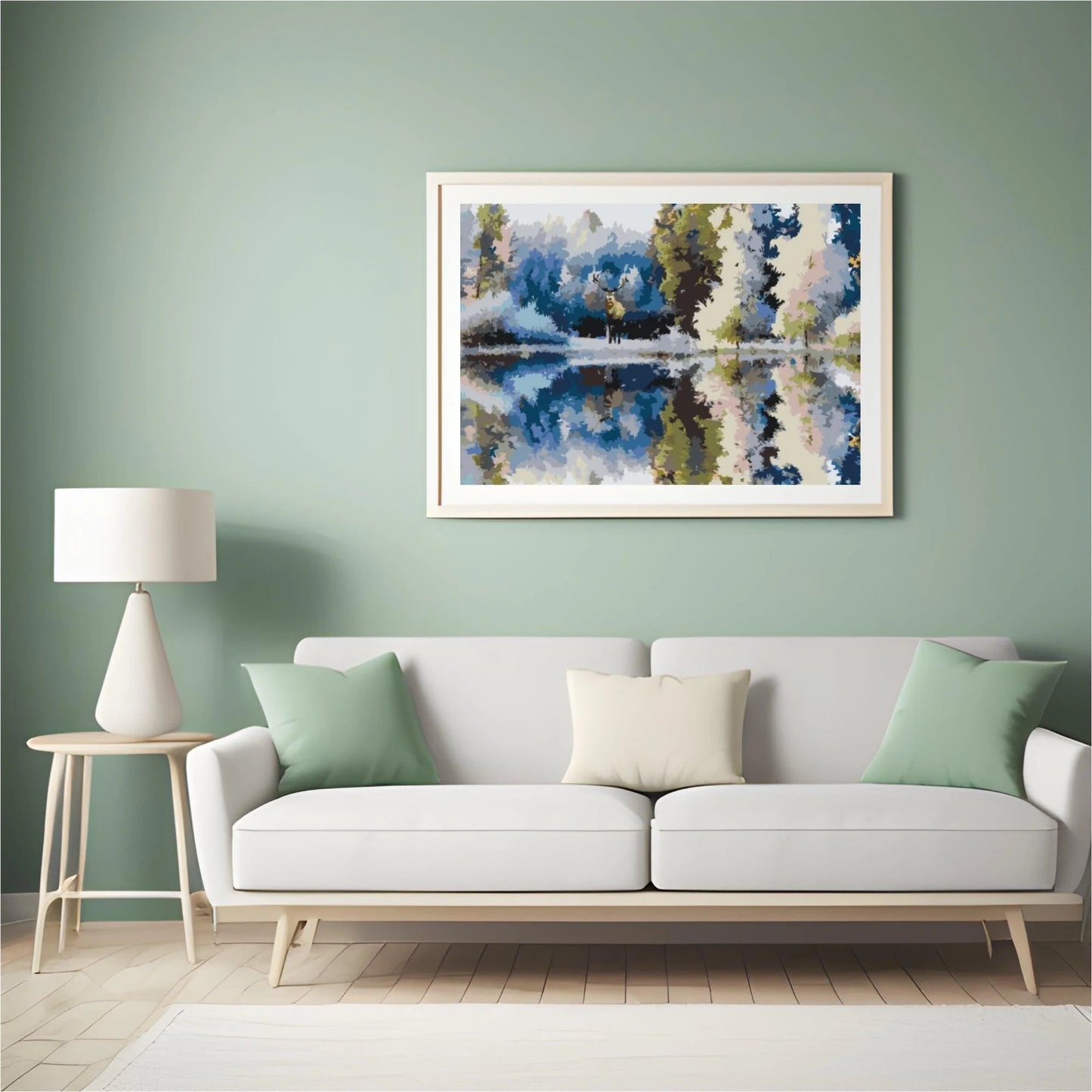 Diamond Painting - Jelenie w lesie - SEOS®