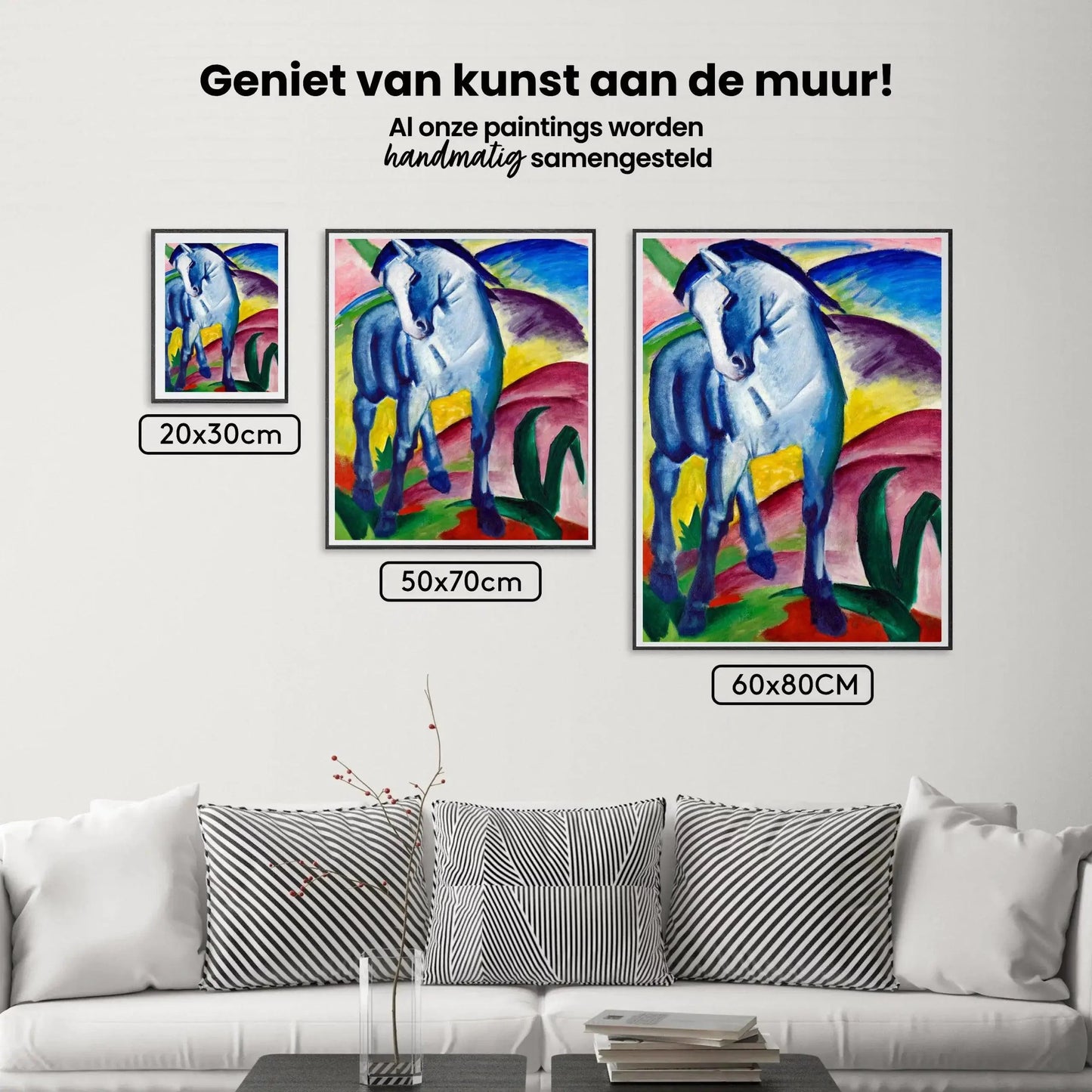Diamond Painting - Niebieski koń I Obraz Franza Marca