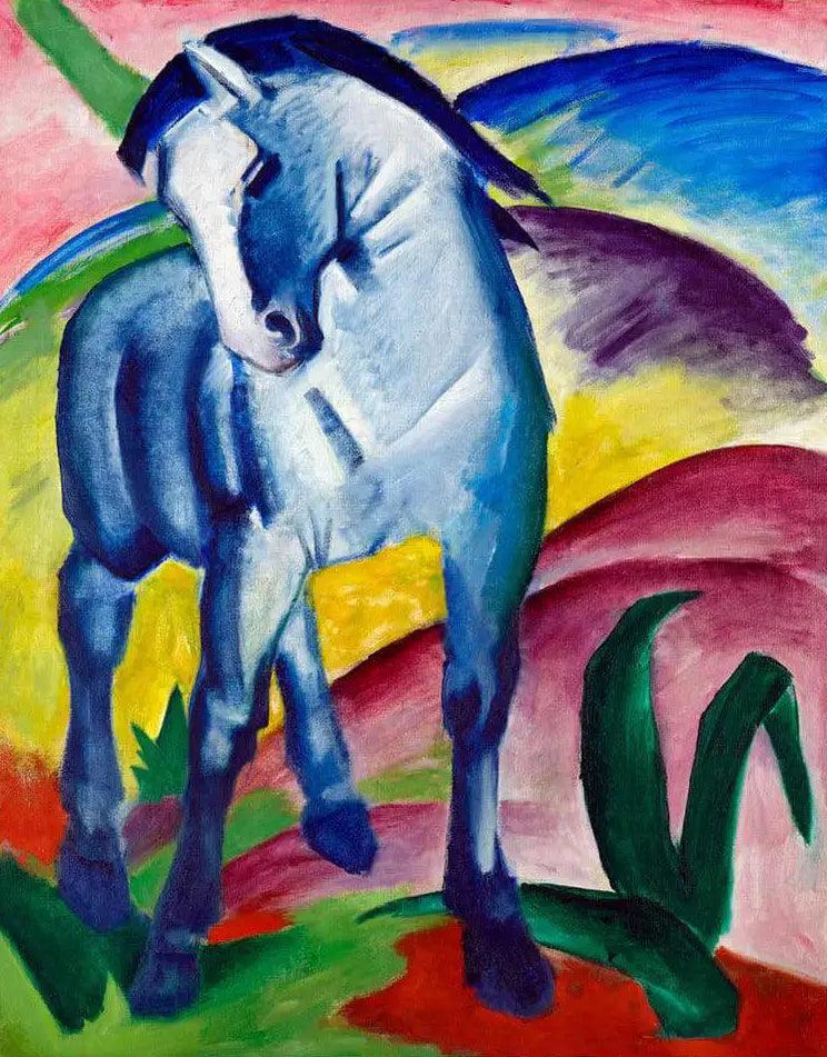 Diamond Painting - Niebieski koń I Obraz Franza Marca